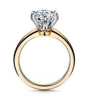 Jado® Princess-cut Engagement Ring with a Pavé-set Diamond Band